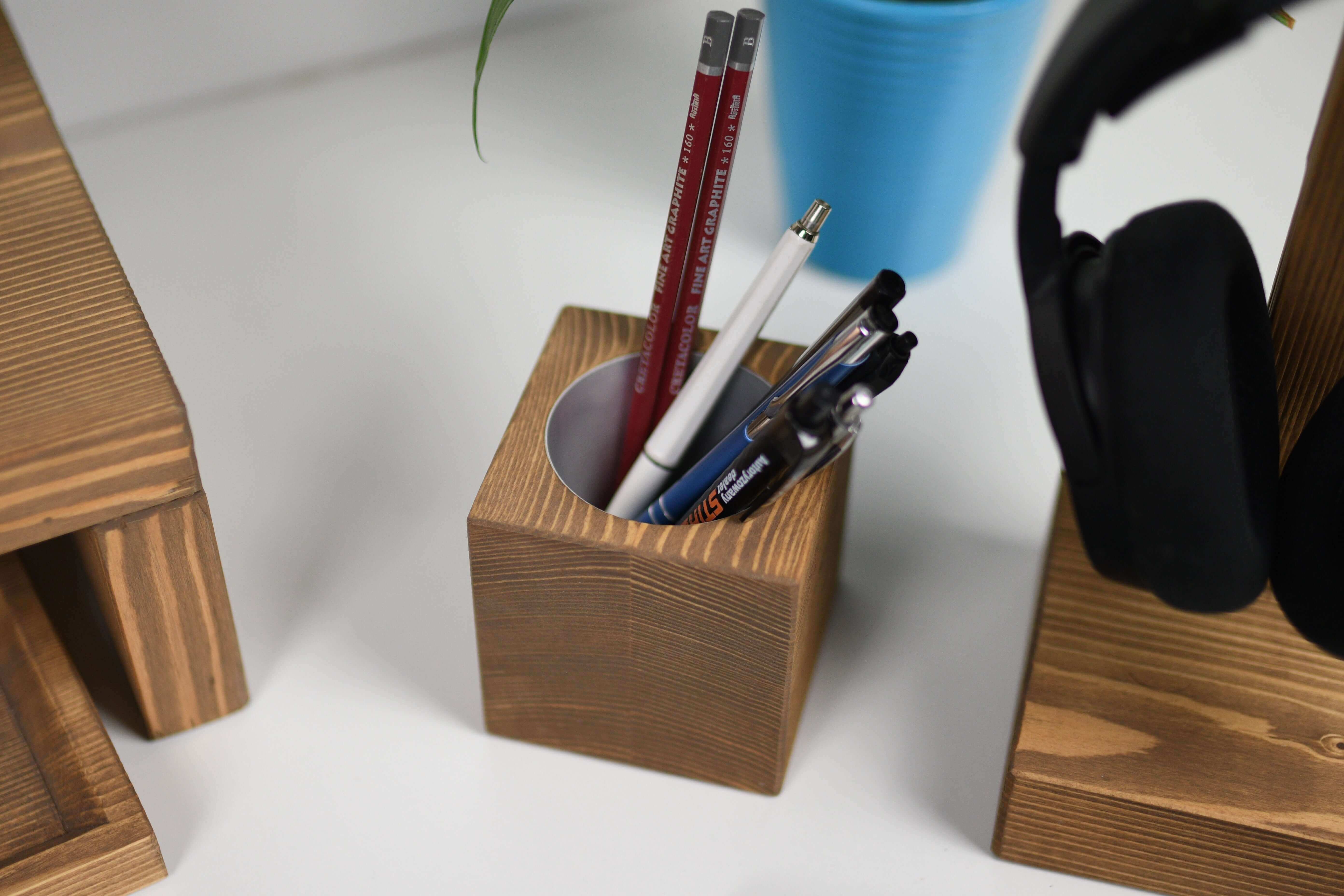 RUSTIC PEN HOLDER - Chopzwood